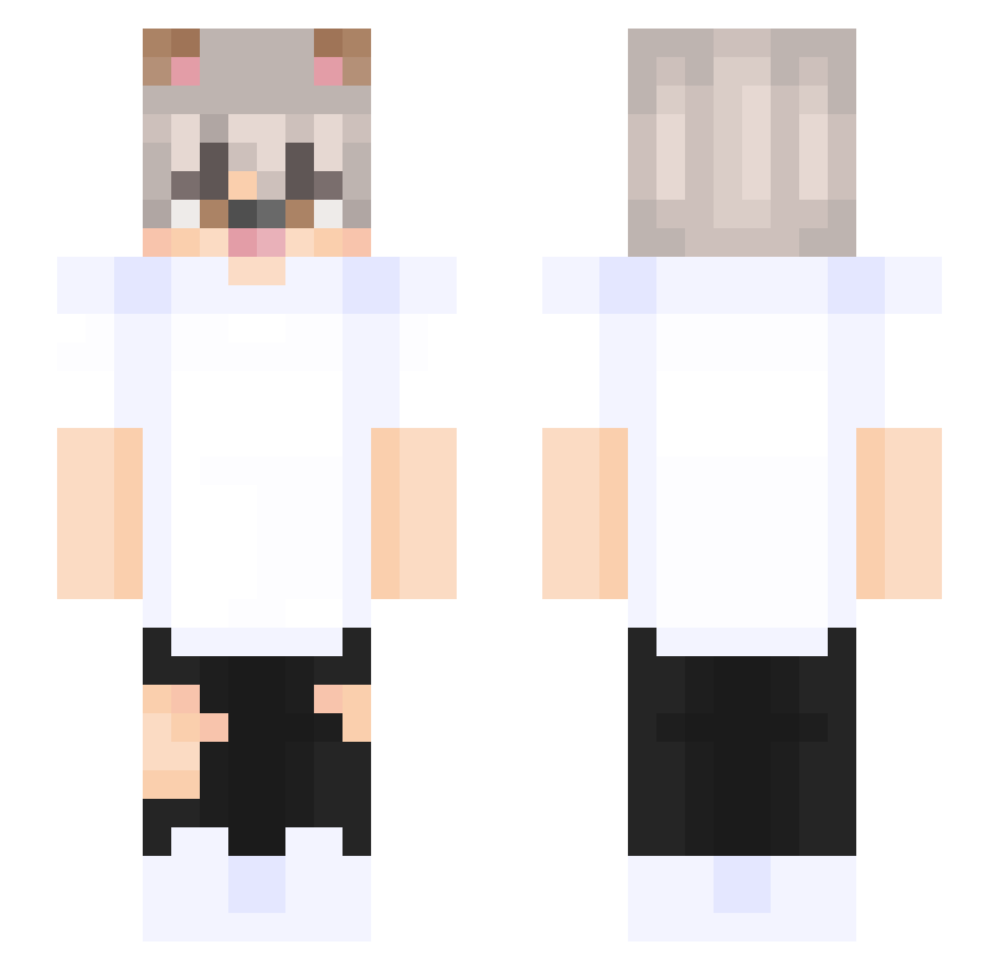 nah5 Minecraft skin, front and back view