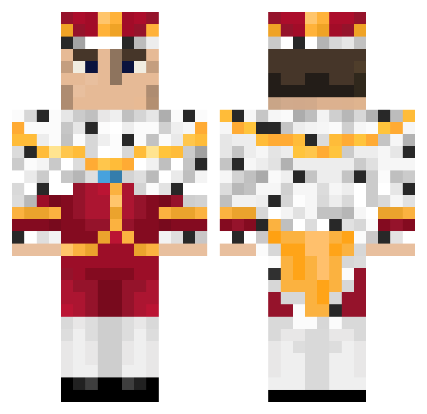 yeetakn - king george Minecraft skin