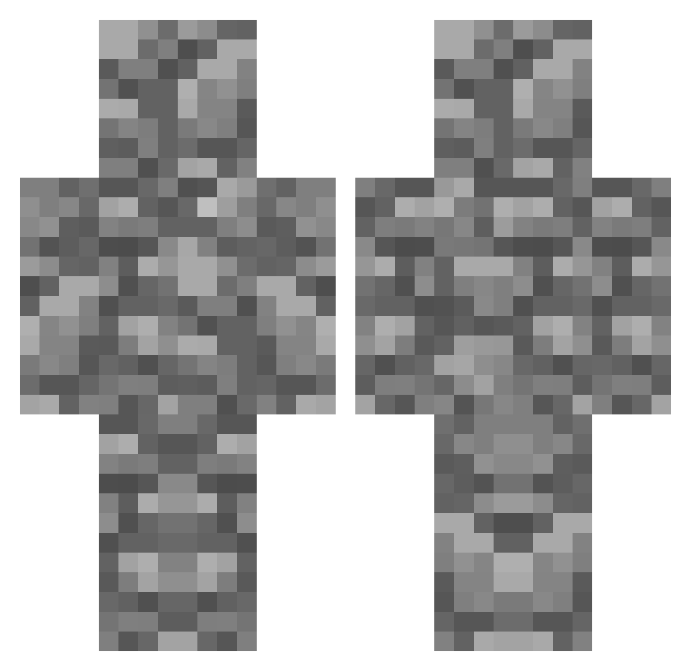 chaseman464 Minecraft skin, front and back view