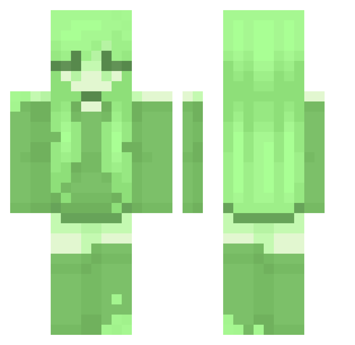 savannah990 Minecraft skin, front and back view