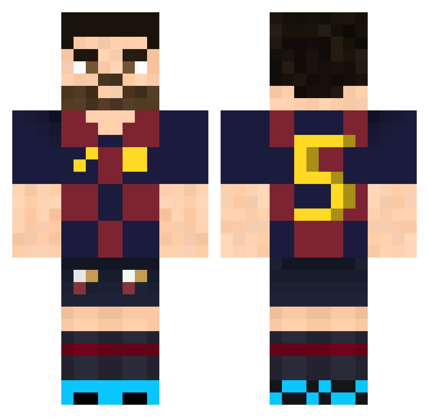 dak32 - barcelona Minecraft skin