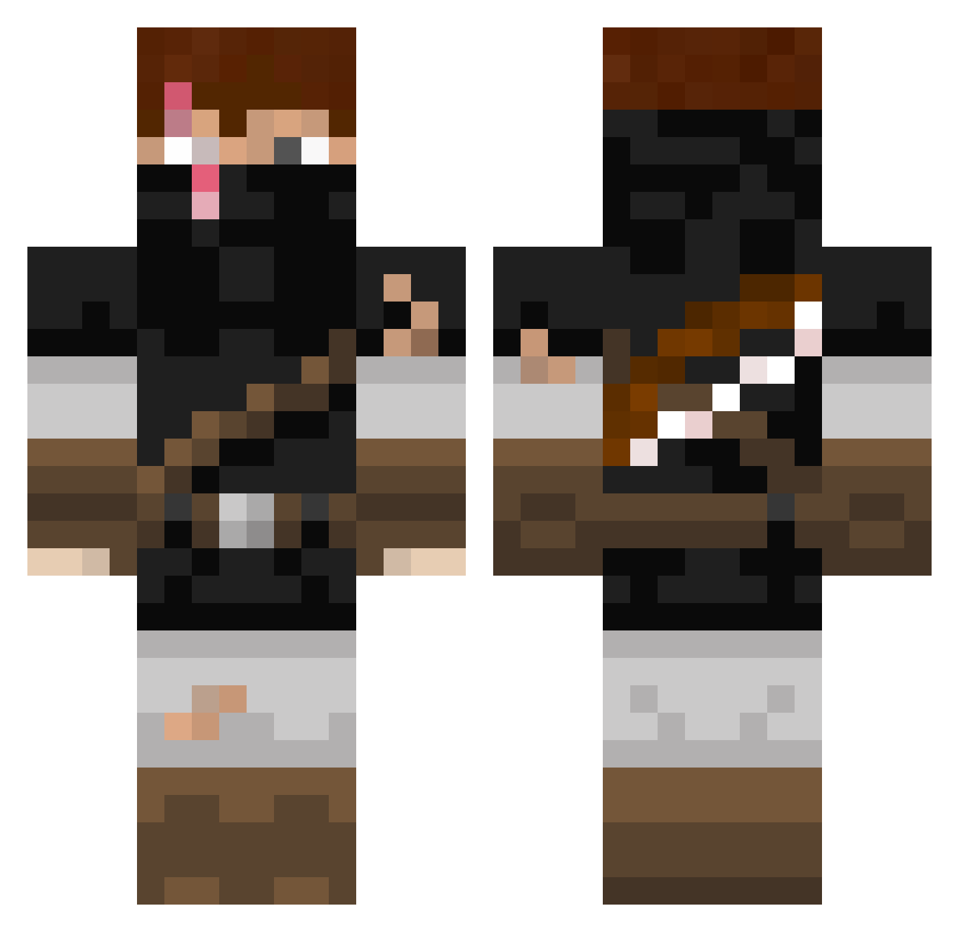 _Igorro_ Minecraft skin, front and back view