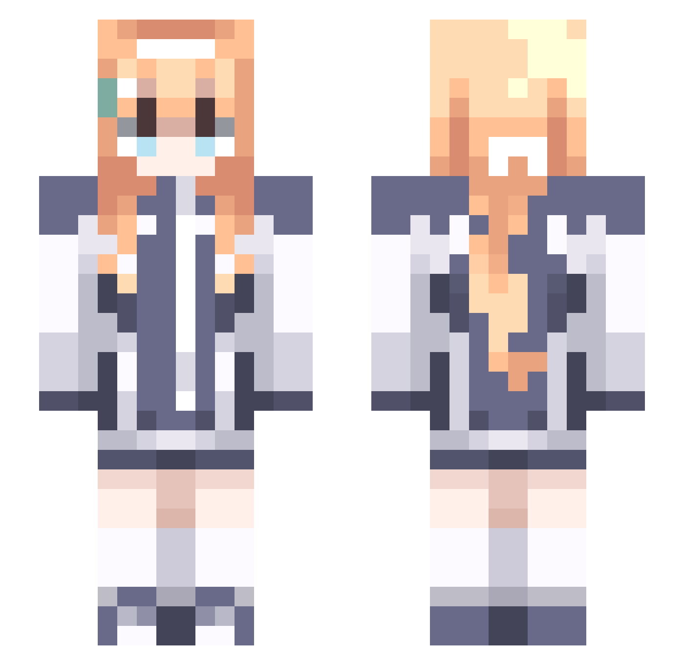 leeseungjun2002 Minecraft skin, front and back view