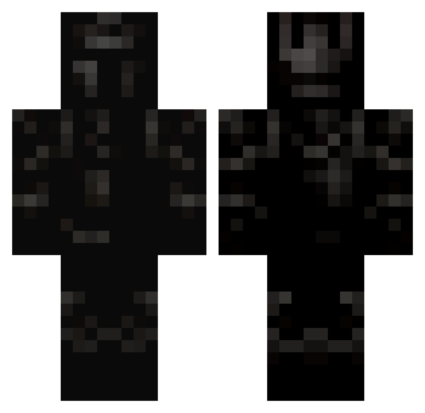 Leinad_MC Minecraft skin, front and back view