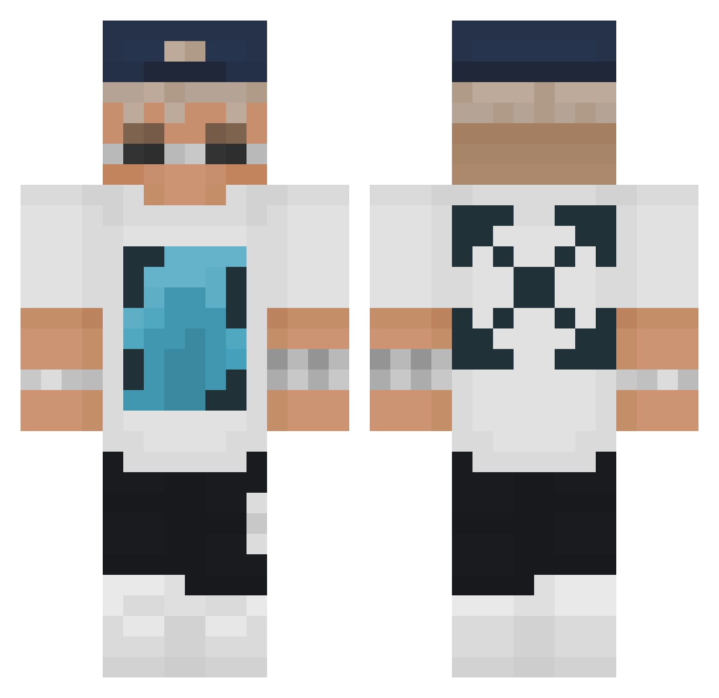 JonMarianek Minecraft skin, front and back view