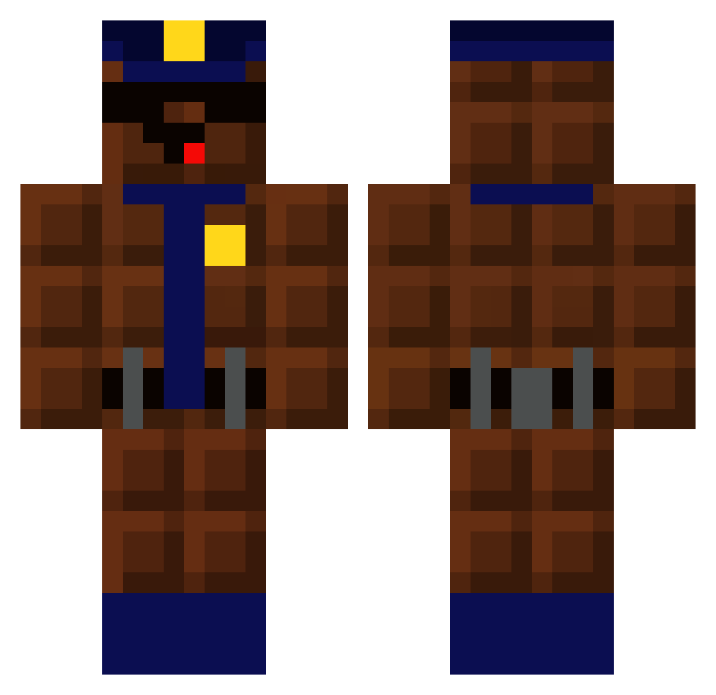 FettesWishKind Minecraft skin, front and back view