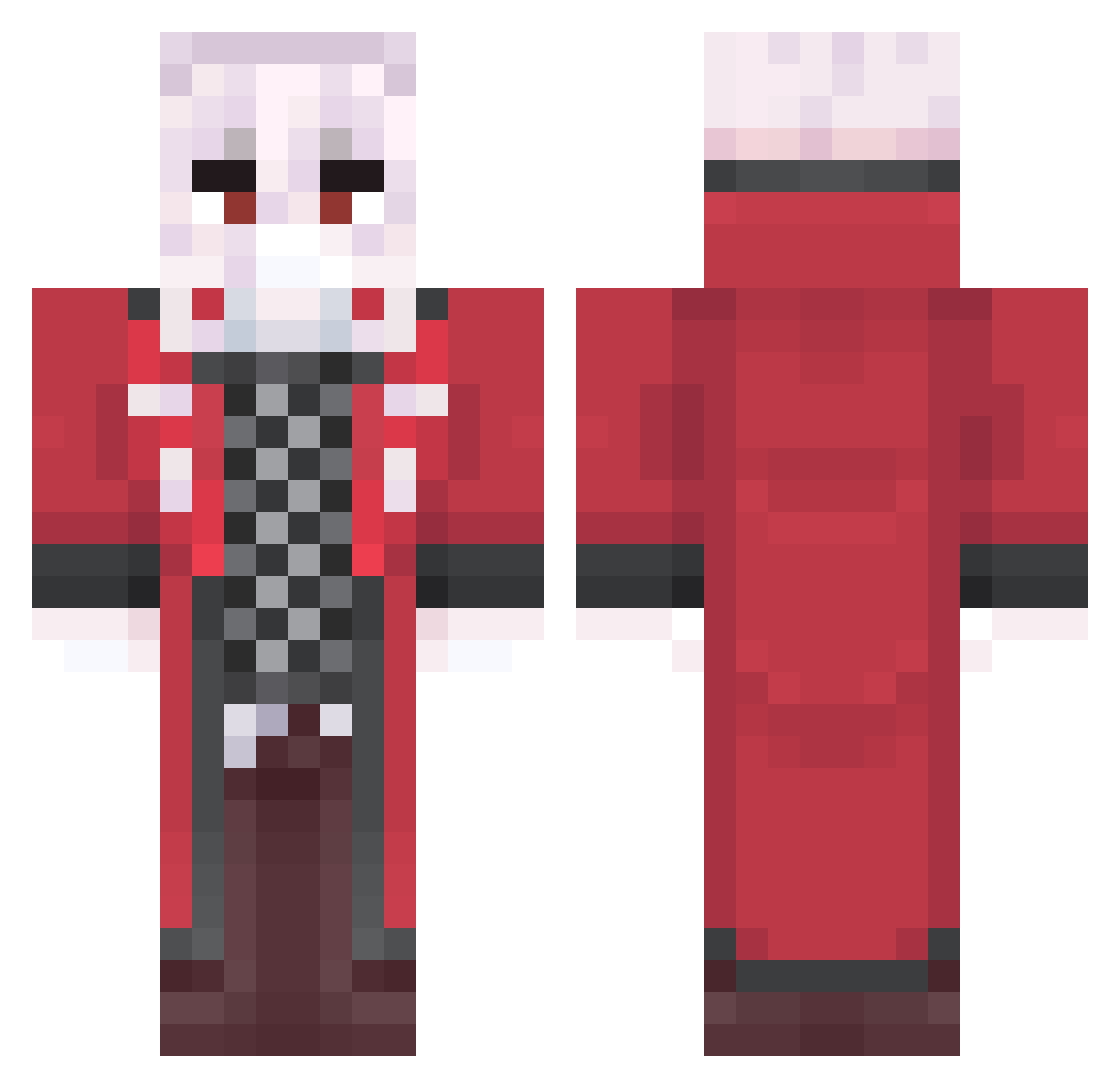thekitten24 Minecraft skin, front and back view