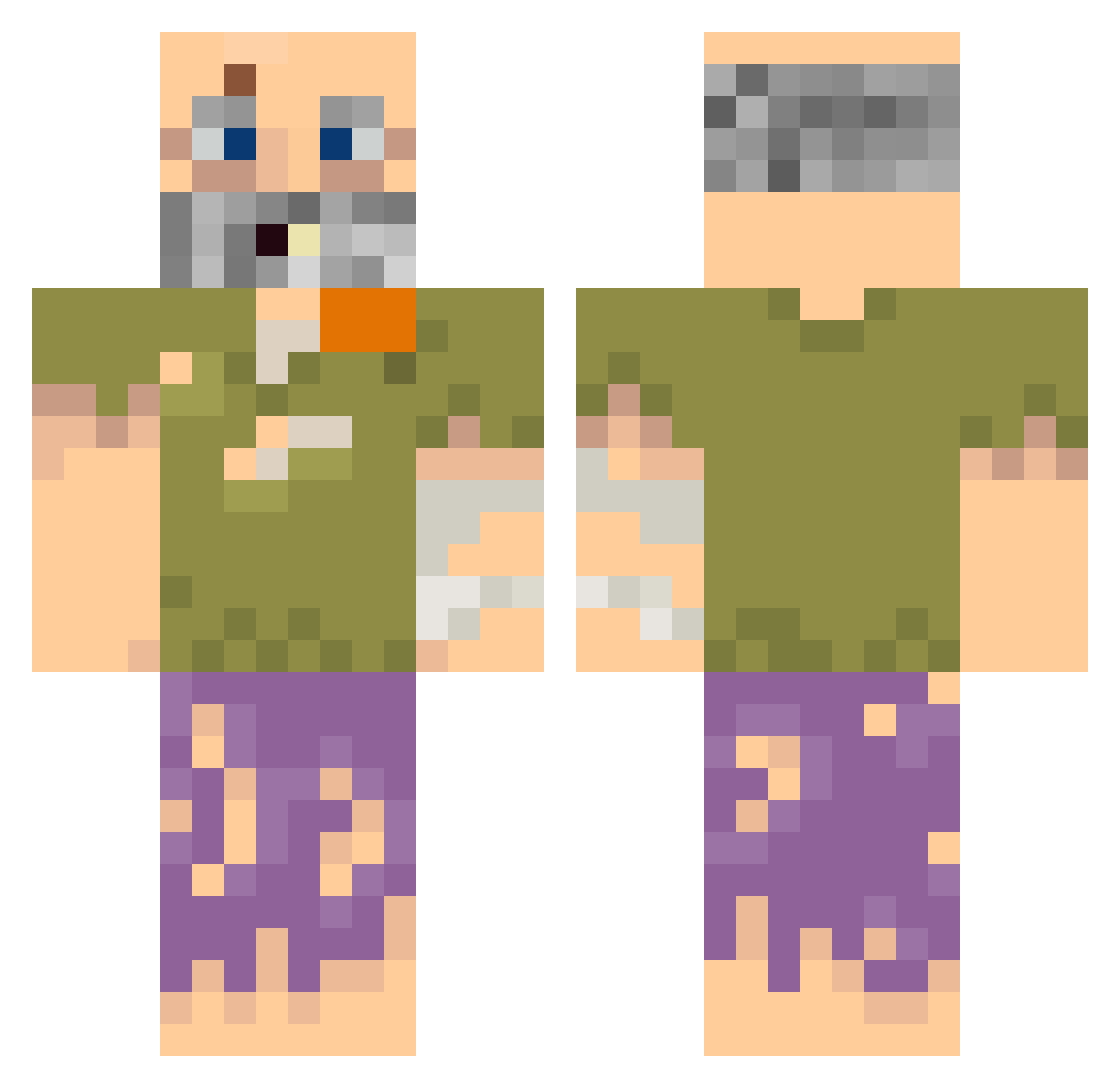 techn0_zul Minecraft skin, front and back view