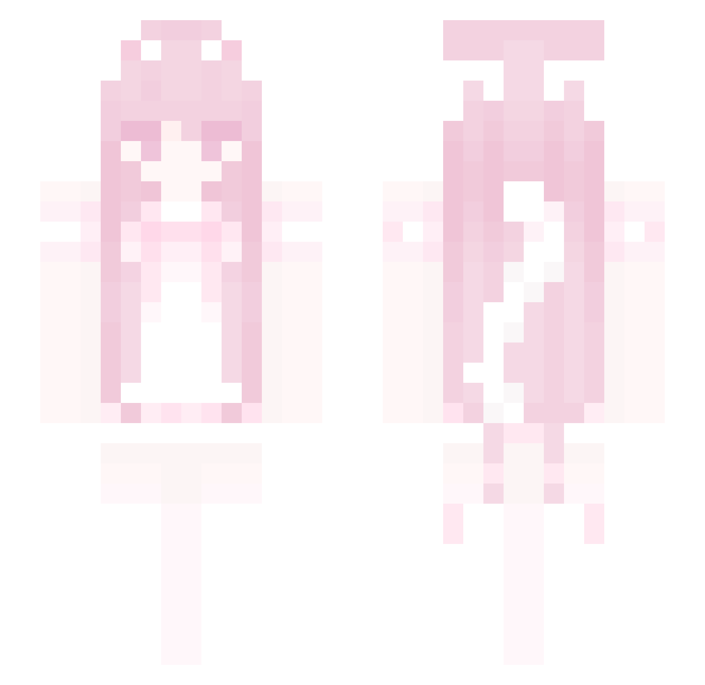 kuq00 Minecraft skin, front and back view