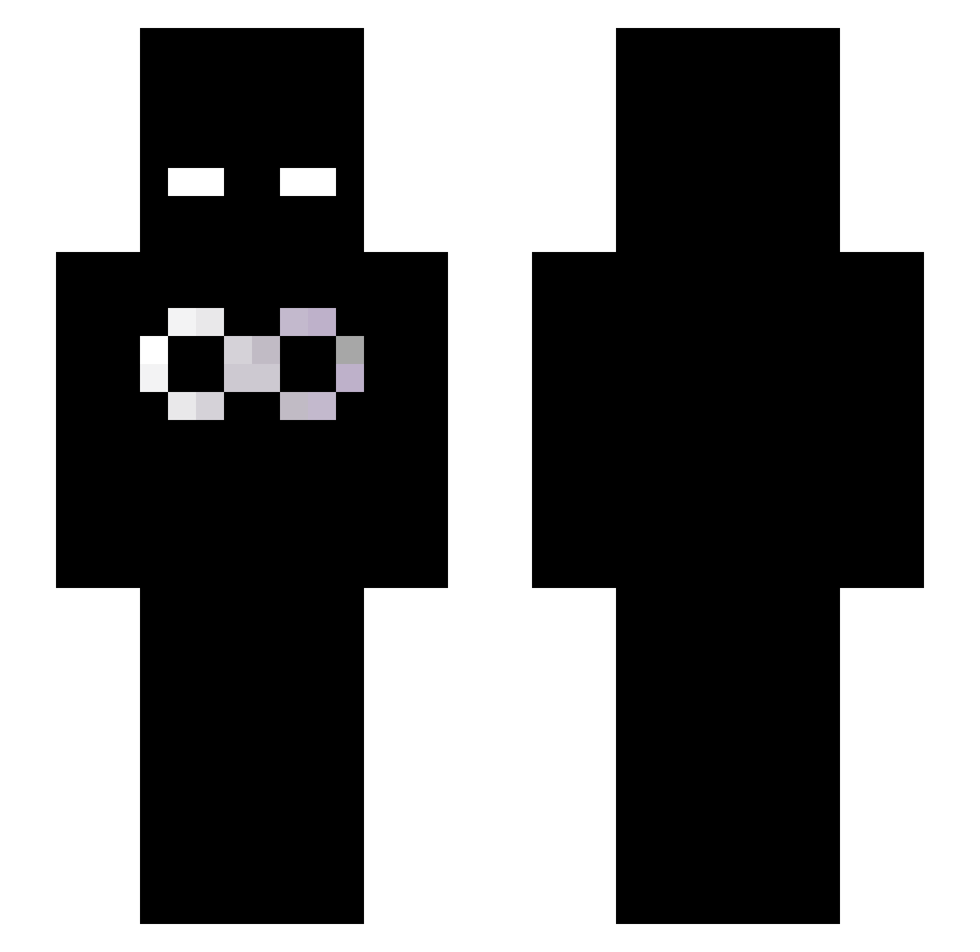 Zbra__ Minecraft skin, front and back view