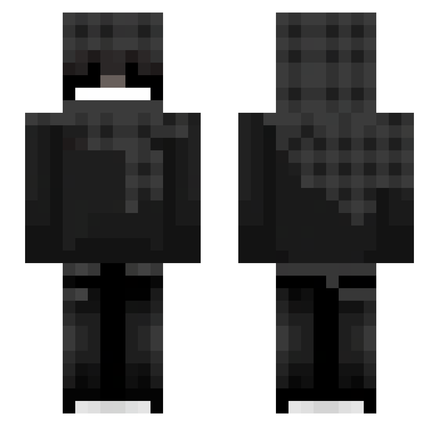 thelinax04 Minecraft skin, front and back view