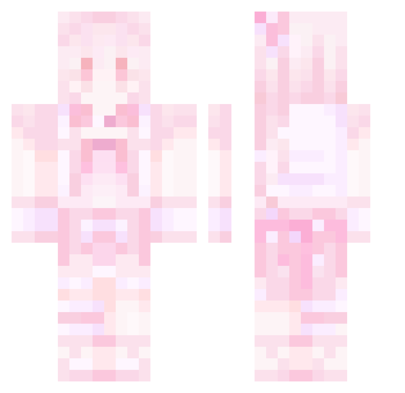 soybeanmilkk Minecraft skin, front and back view