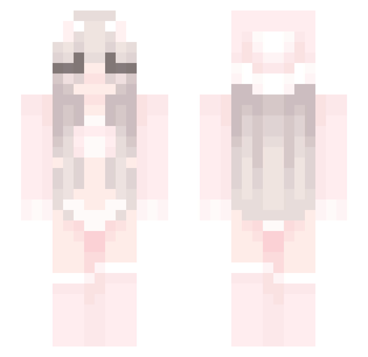 tysiuunia_ Minecraft skin, front and back view