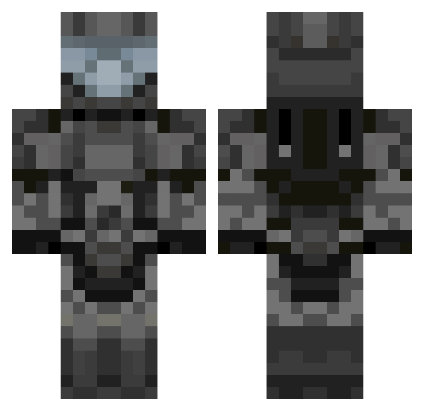 Im_Pyro Minecraft skin, front and back view