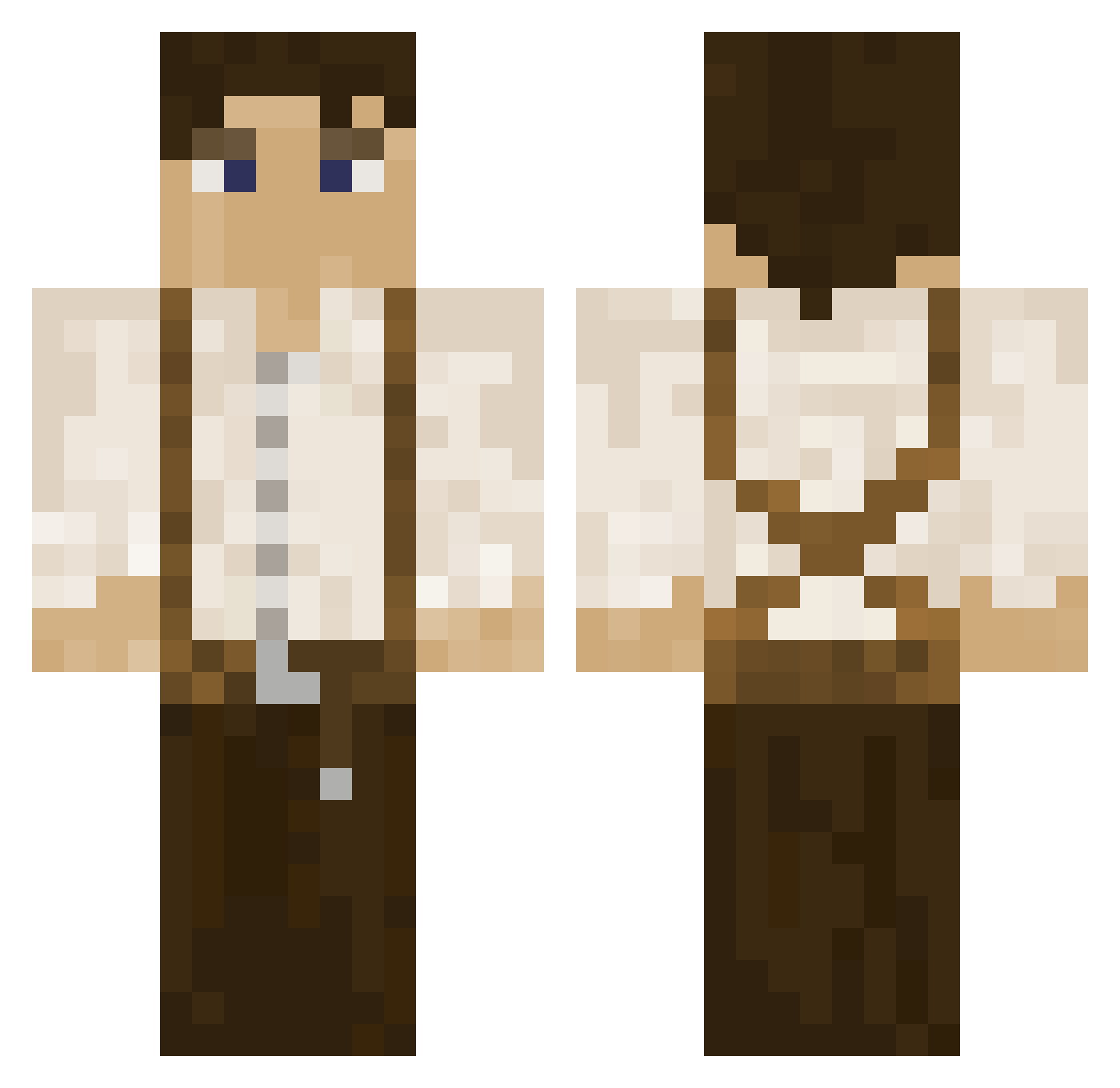 wnchuby2008 Minecraft skin, front and back view