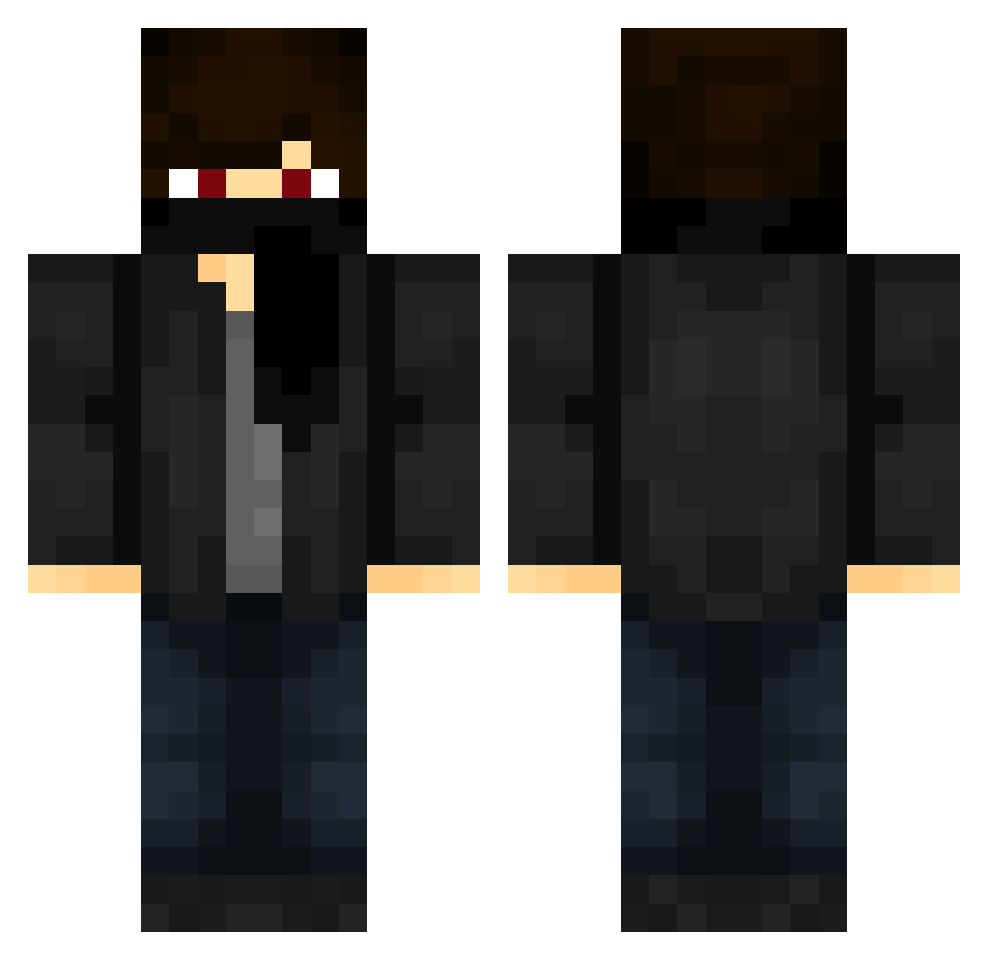 arthur_769 Minecraft skin, front and back view