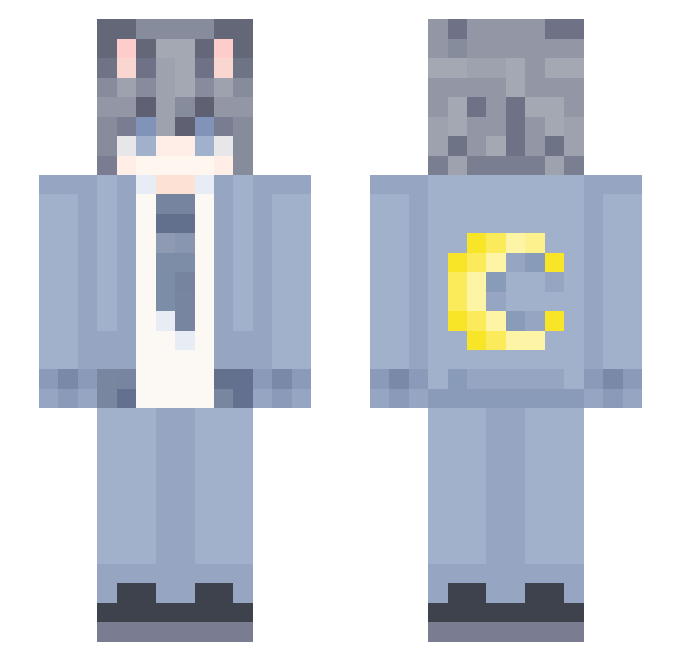 fullo_fuluo Minecraft skin, front and back view