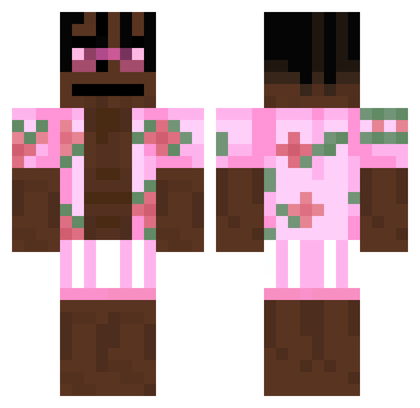Szczupak567 Minecraft skin, front and back view