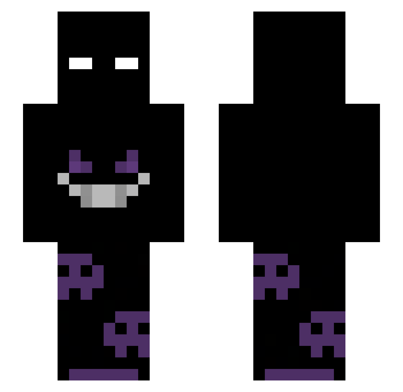 Dayon_gamer Minecraft skin, front and back view
