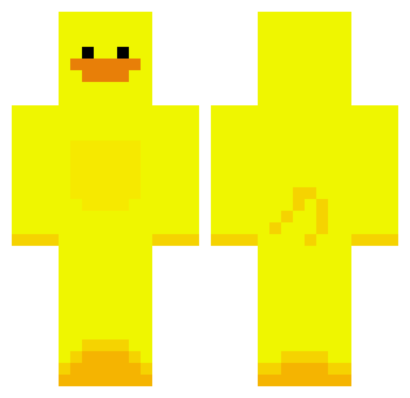 coolestlad Minecraft skin, front and back view