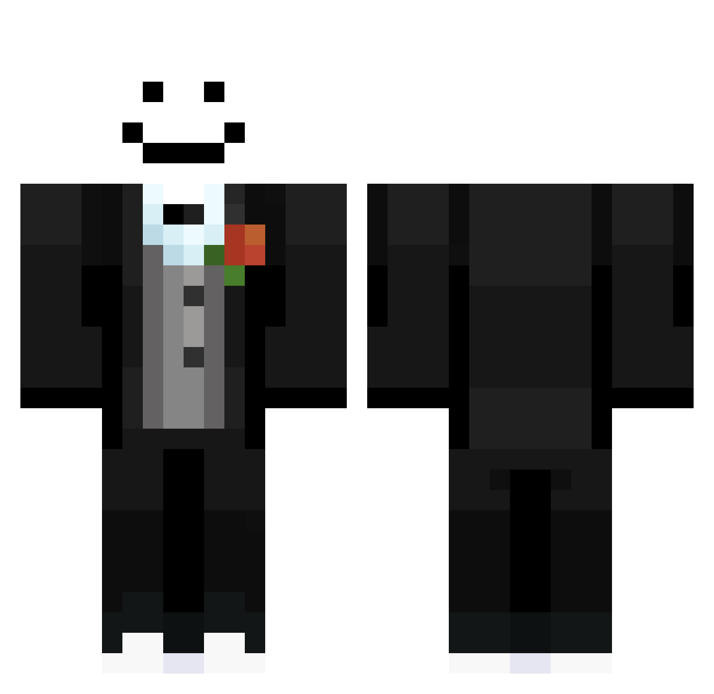 _Kreskowkaaaa_ Minecraft skin, front and back view