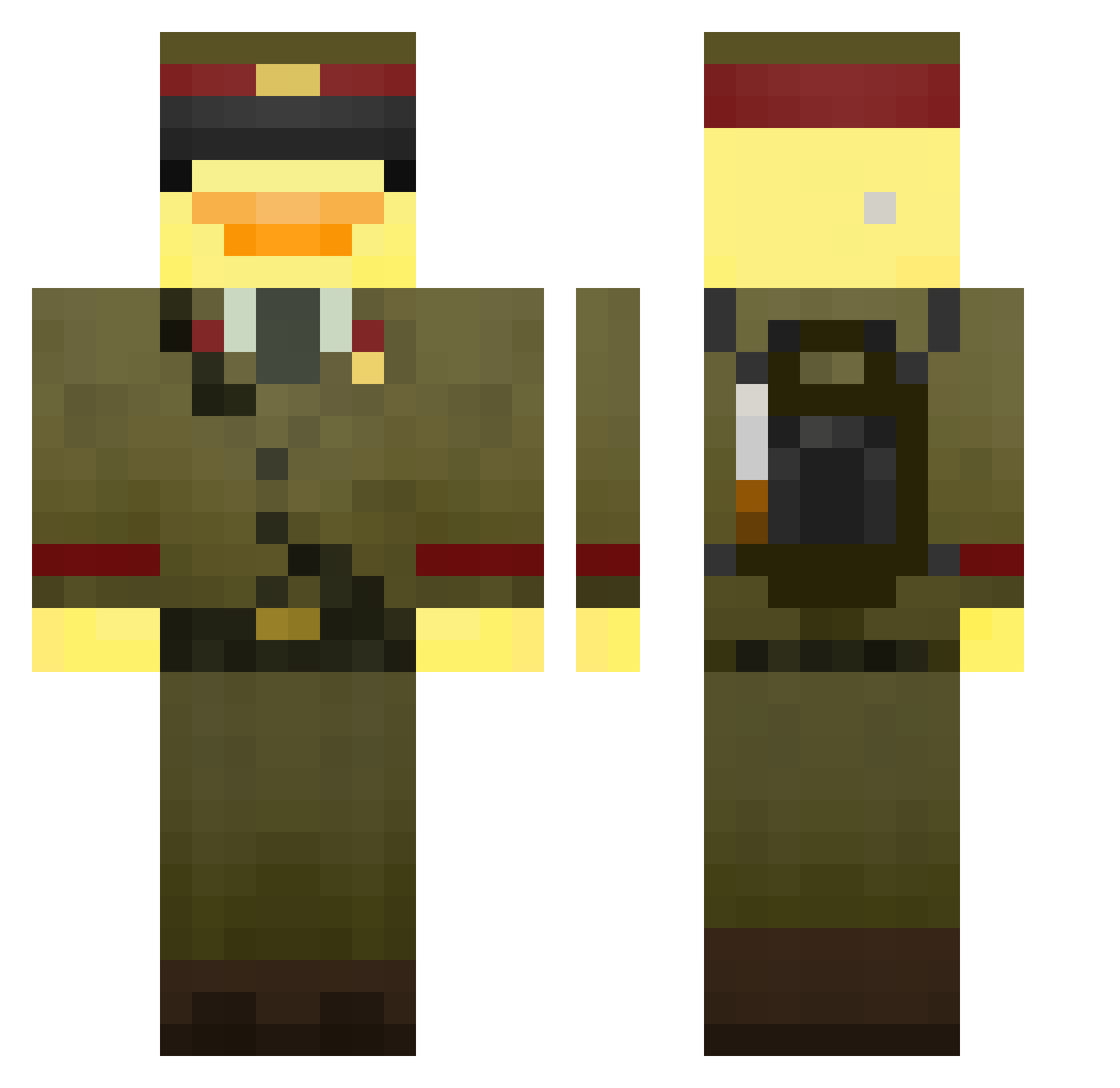 basically_coffee Minecraft skin, front and back view