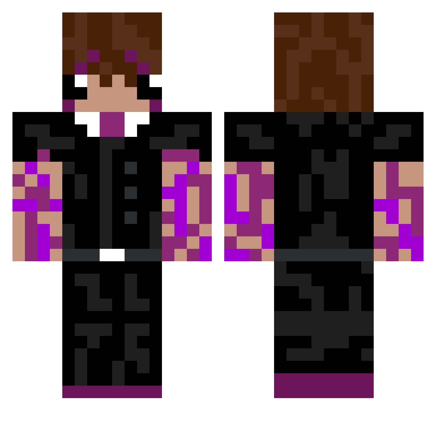 feragor197 Minecraft skin, front and back view