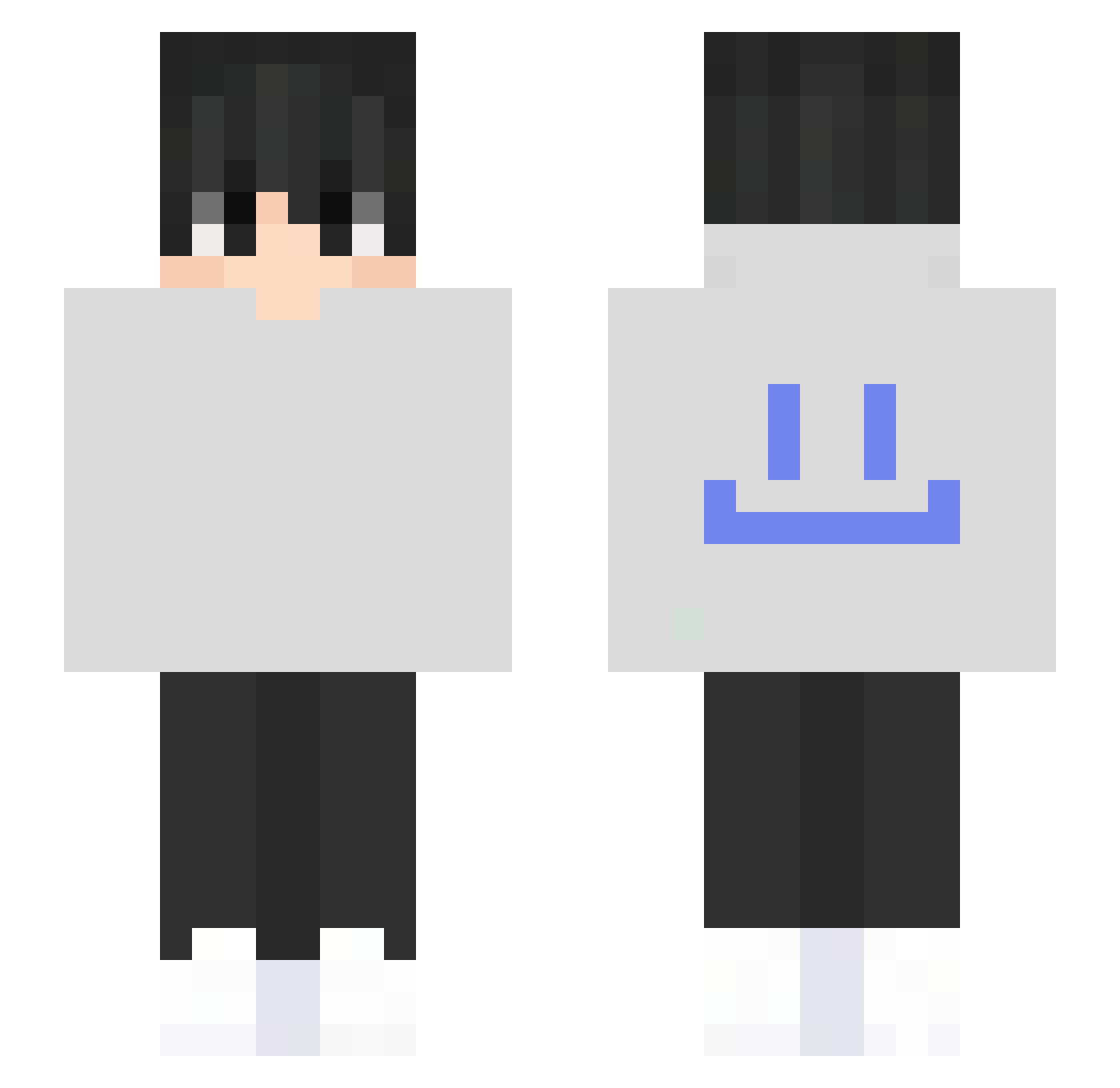 W1NDCHARG3 Minecraft skin, front and back view