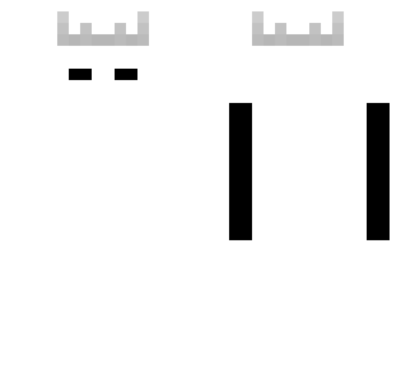 DuckD__ Minecraft skin, front and back view