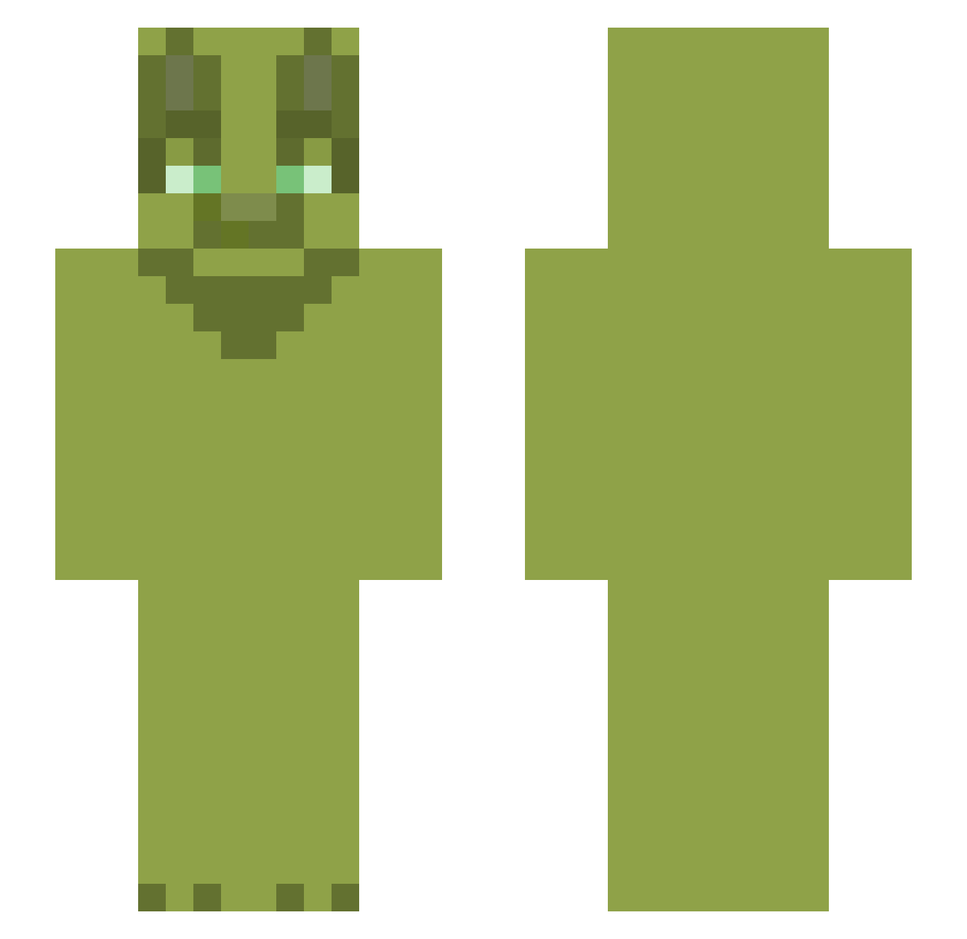 BuffdoggB_ Minecraft skin, front and back view