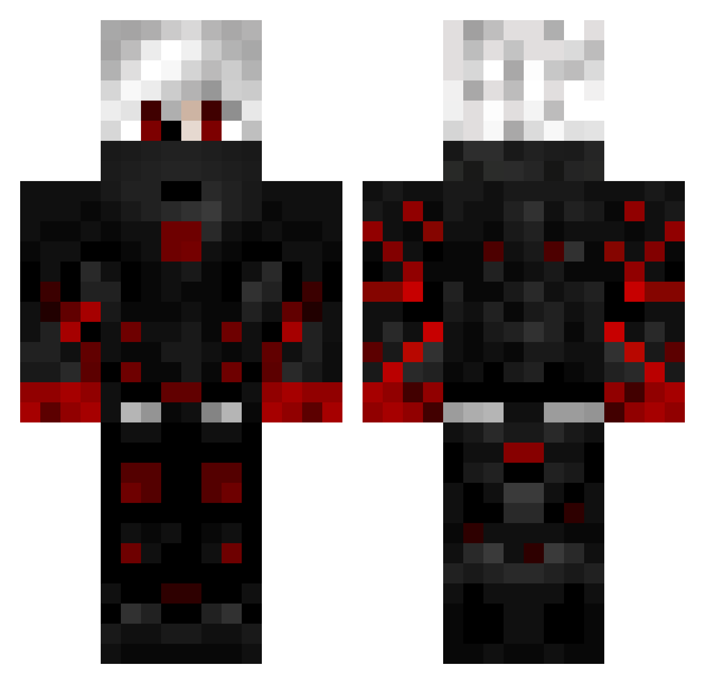 MireaViteza Minecraft skin, front and back view