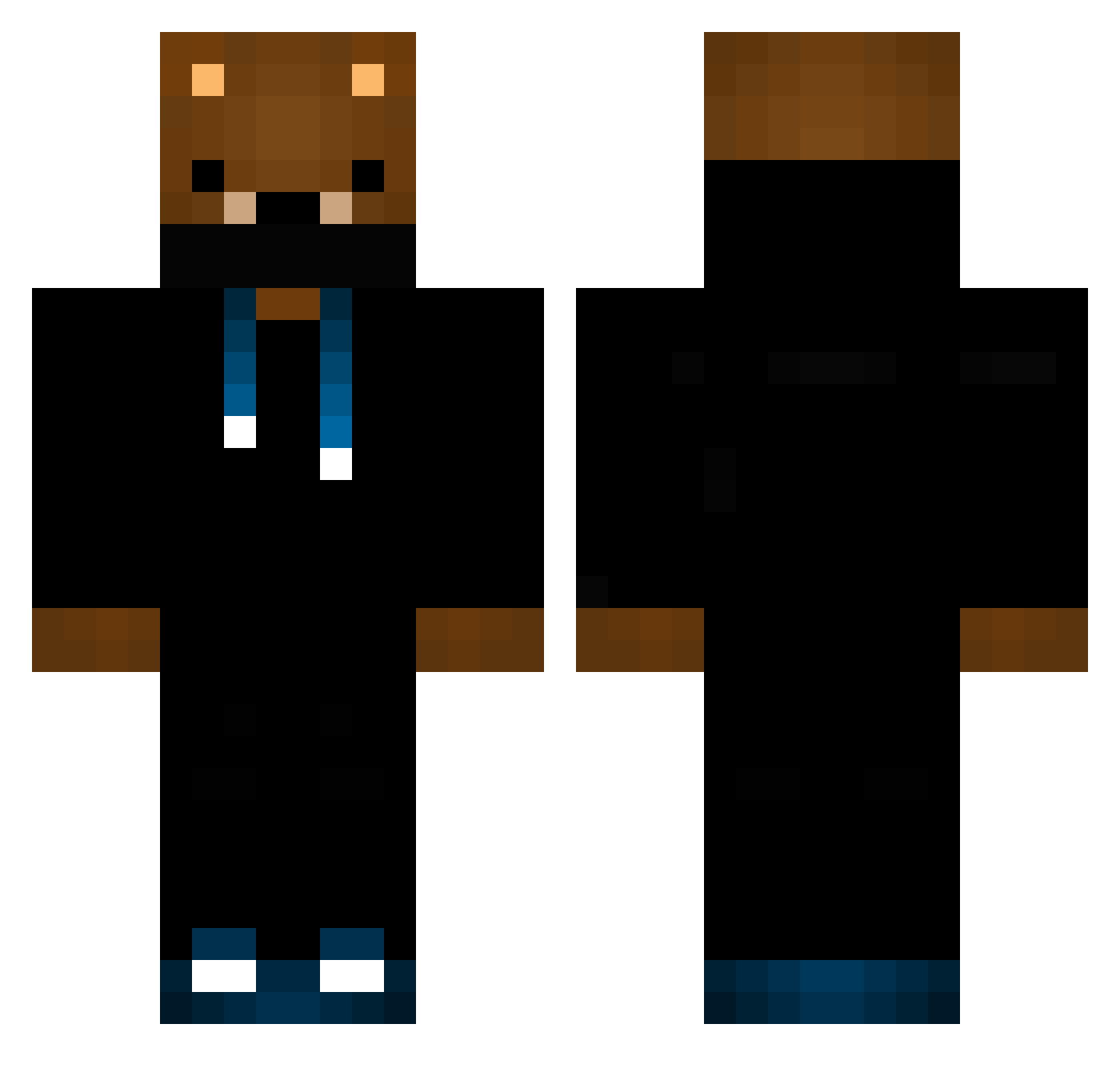 Tddy_ Minecraft skin, front and back view