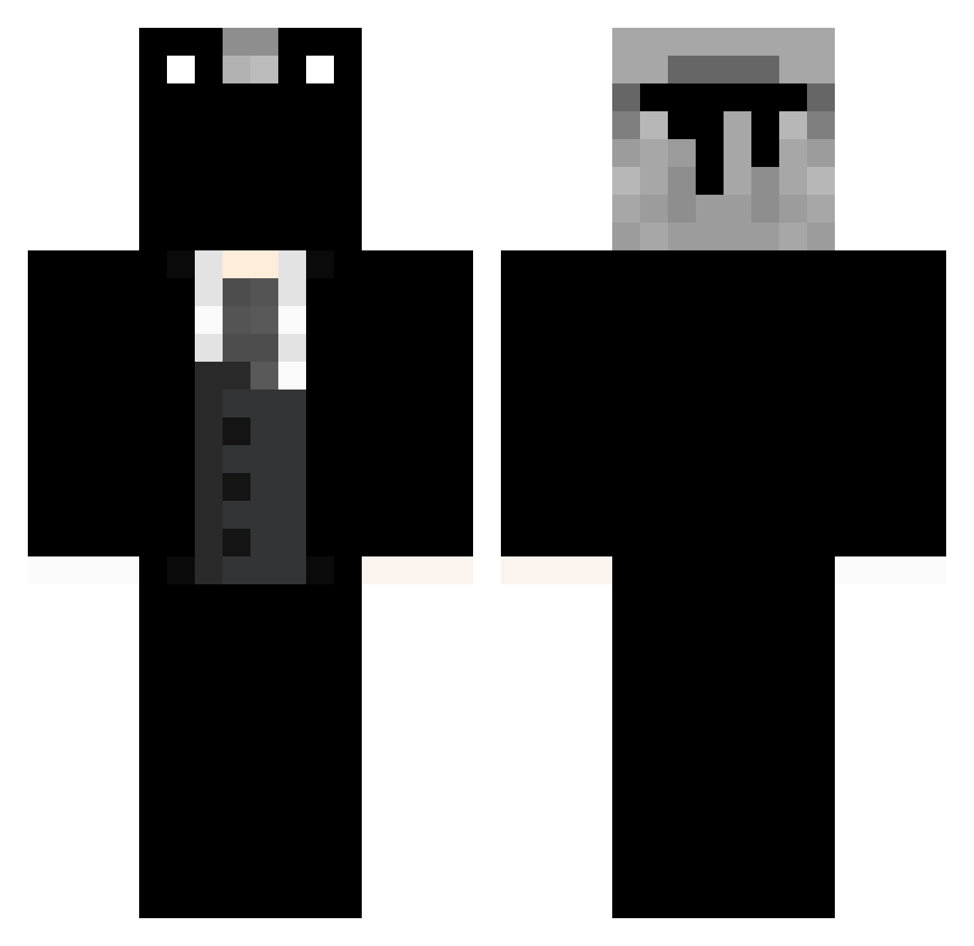 kimi_shi Minecraft skin, front and back view