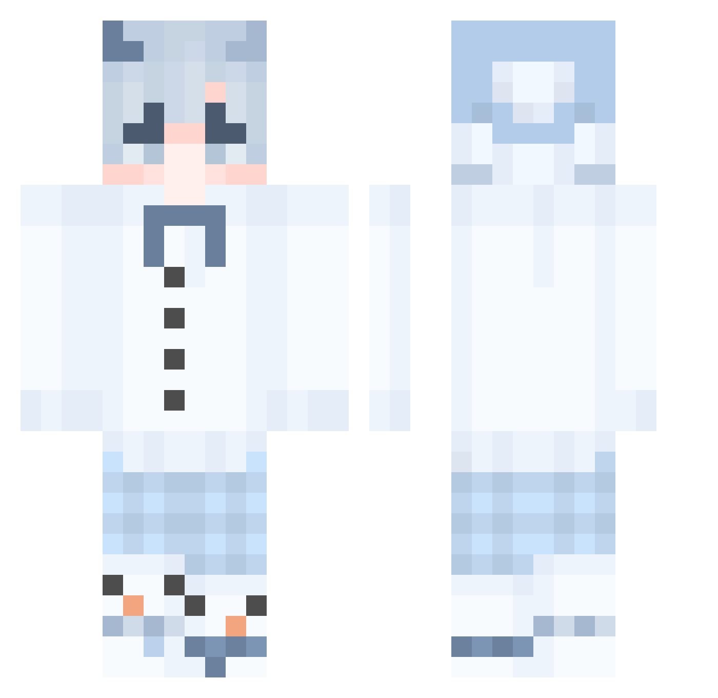 alscott1 Minecraft skin, front and back view