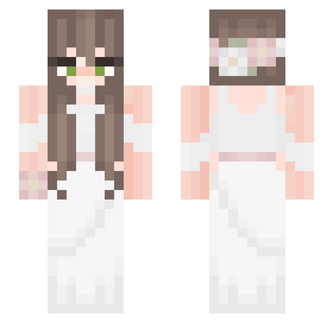 MariiP19 Minecraft skin, front and back view