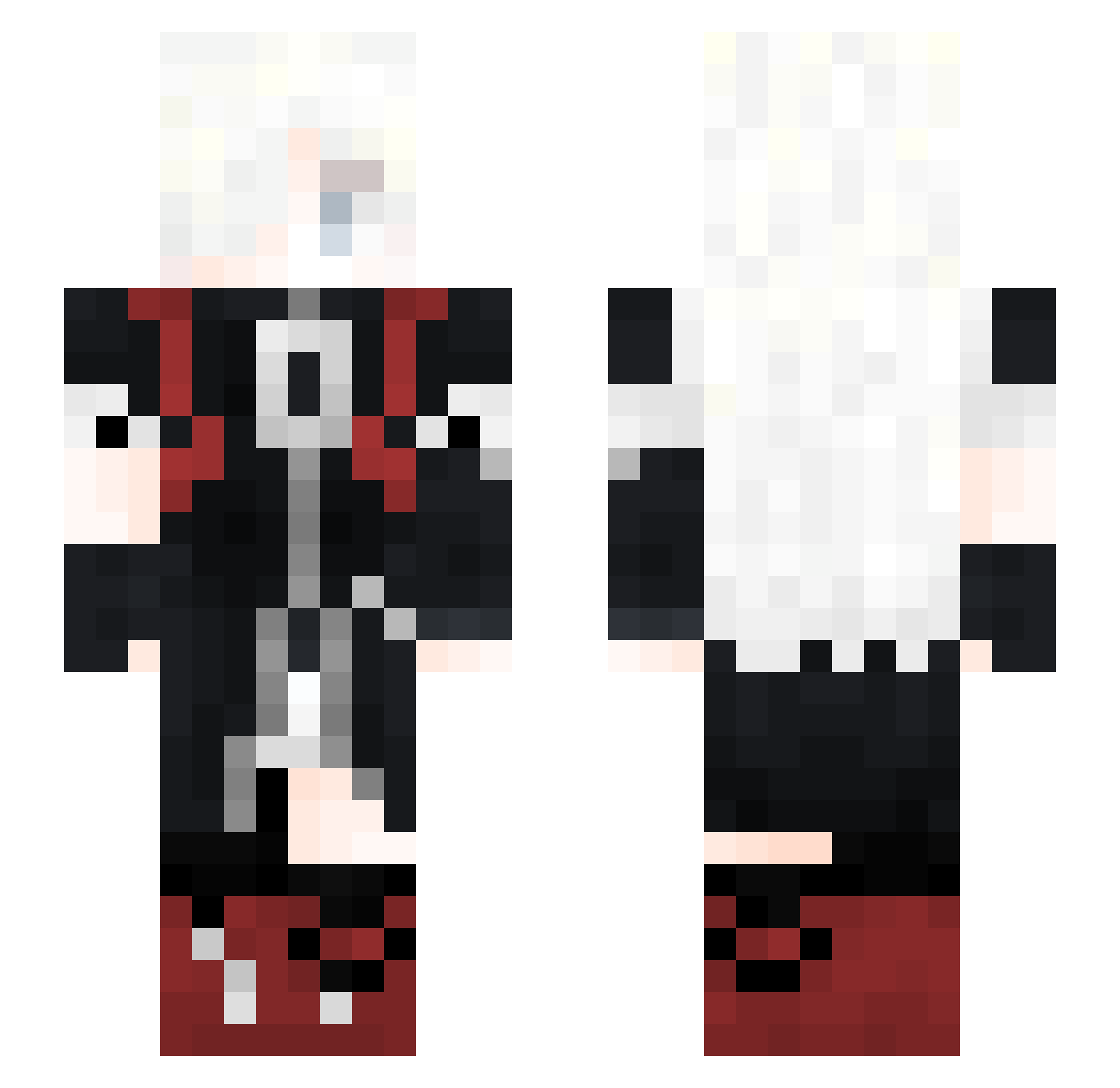 X_feixiang_F Minecraft skin, front and back view