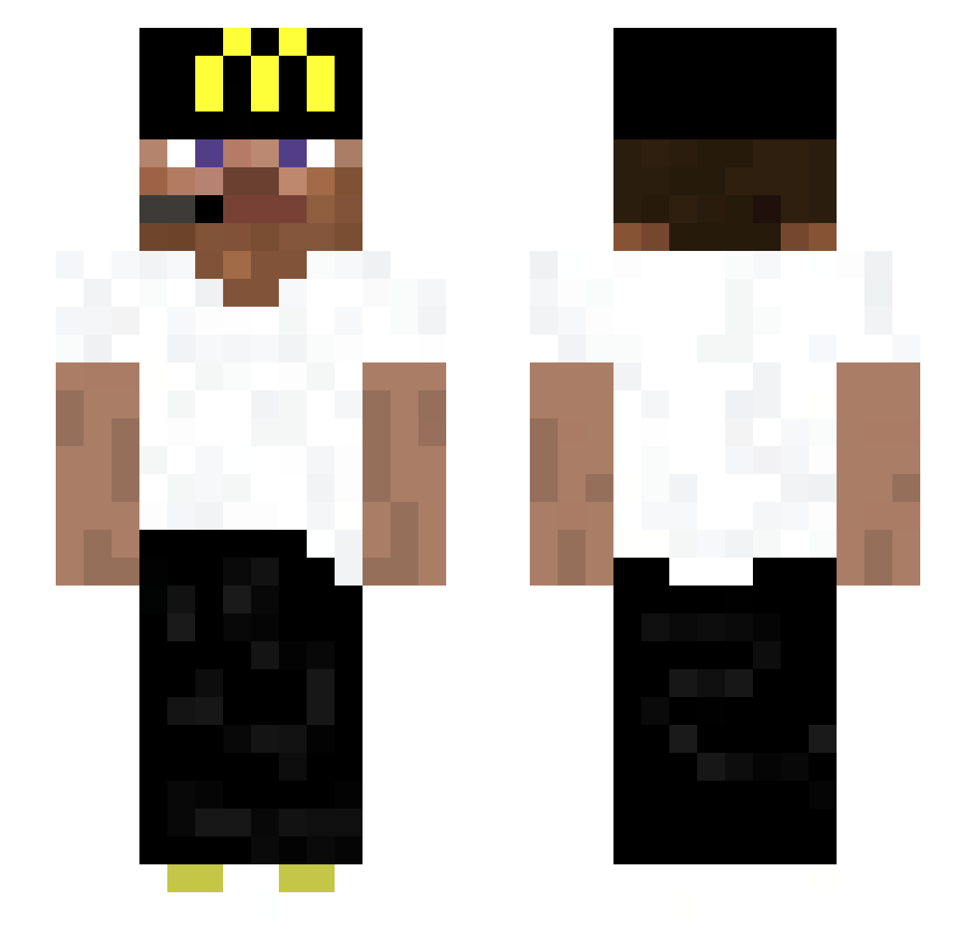ltcowner Minecraft skin, front and back view