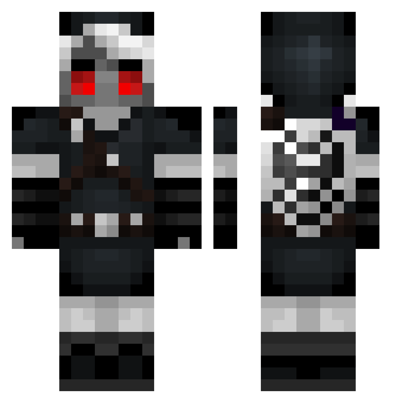 profilename2345 Minecraft skin, front and back view