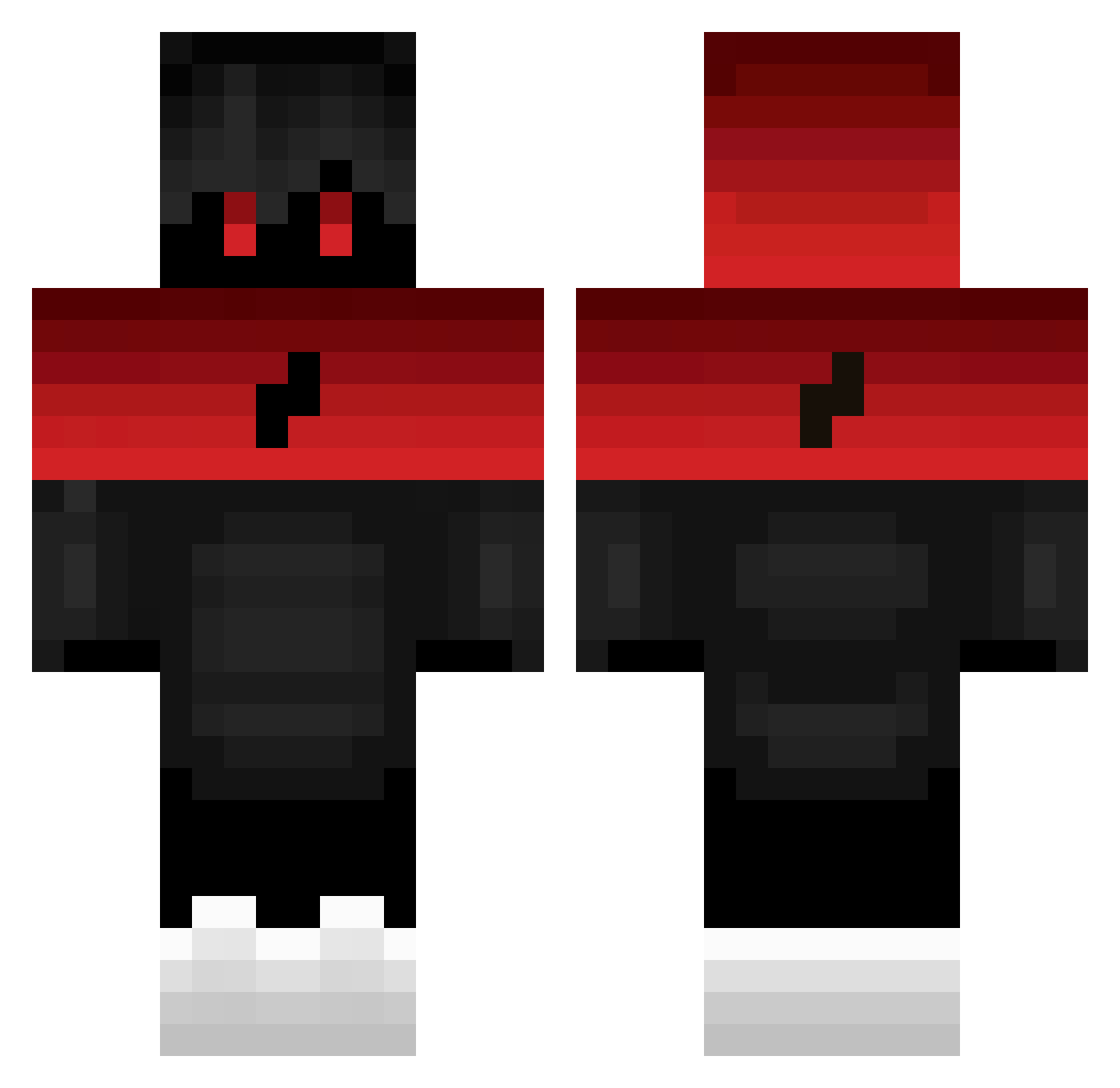 Zenit_xxx Minecraft skin, front and back view