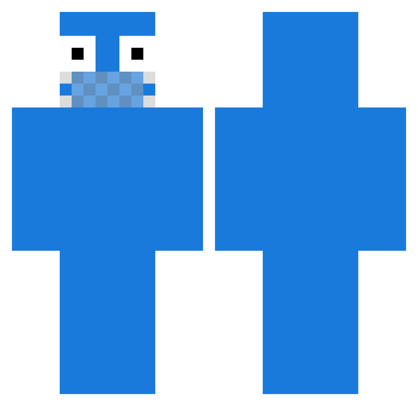 AHatsuneMikuFan Minecraft skin, front and back view