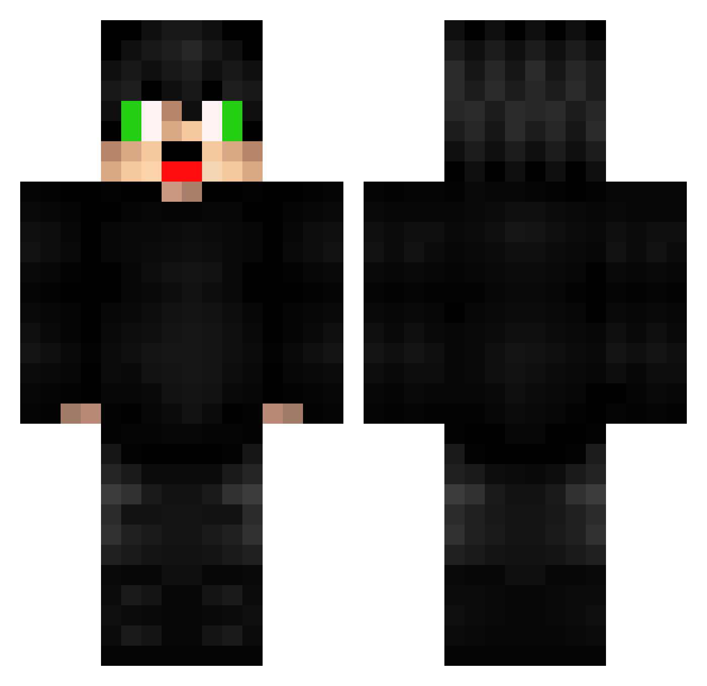 miguelsaboia1 Minecraft skin, front and back view