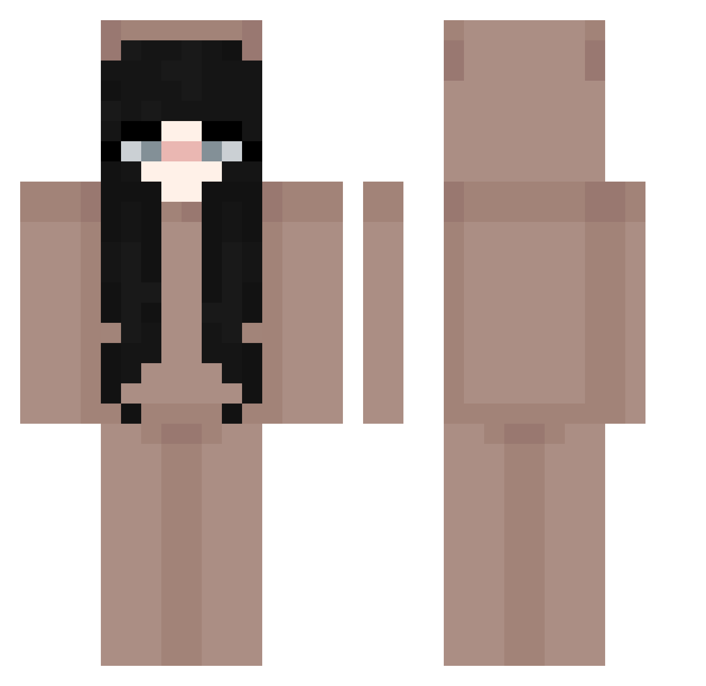 _ChristianOnCW_2 Minecraft skin, front and back view