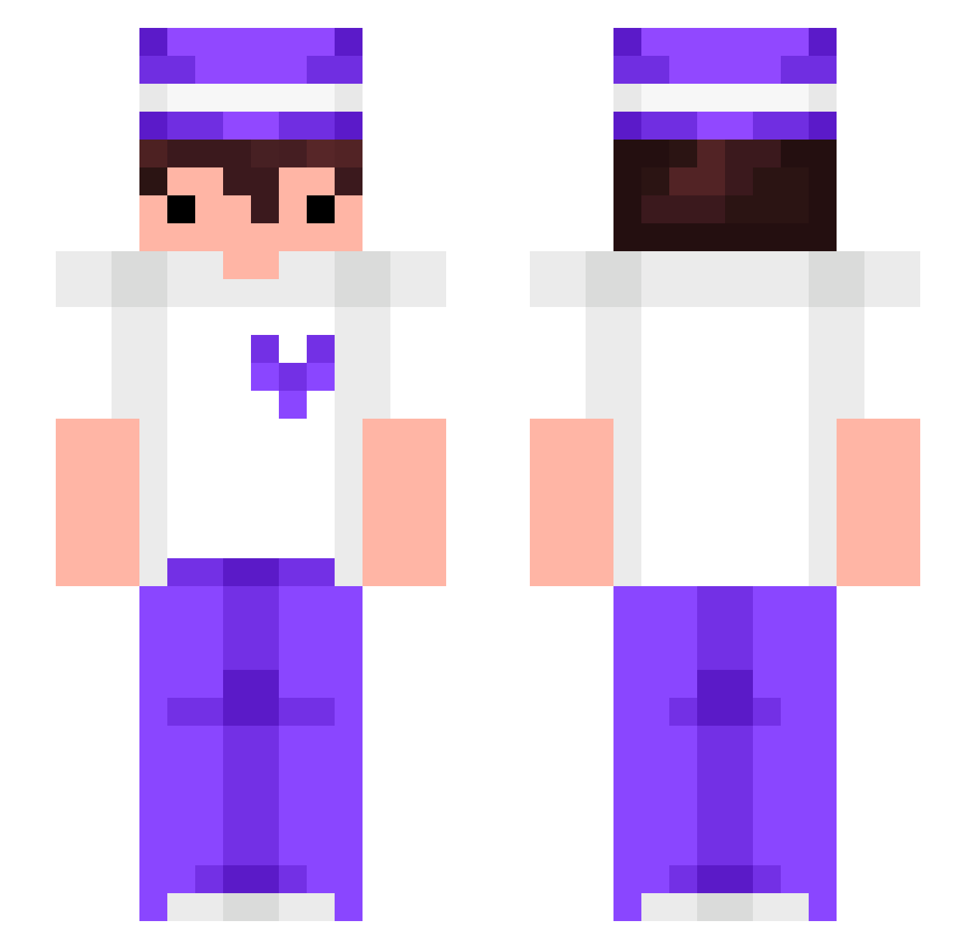 byalmeidinha Minecraft skin, front and back view