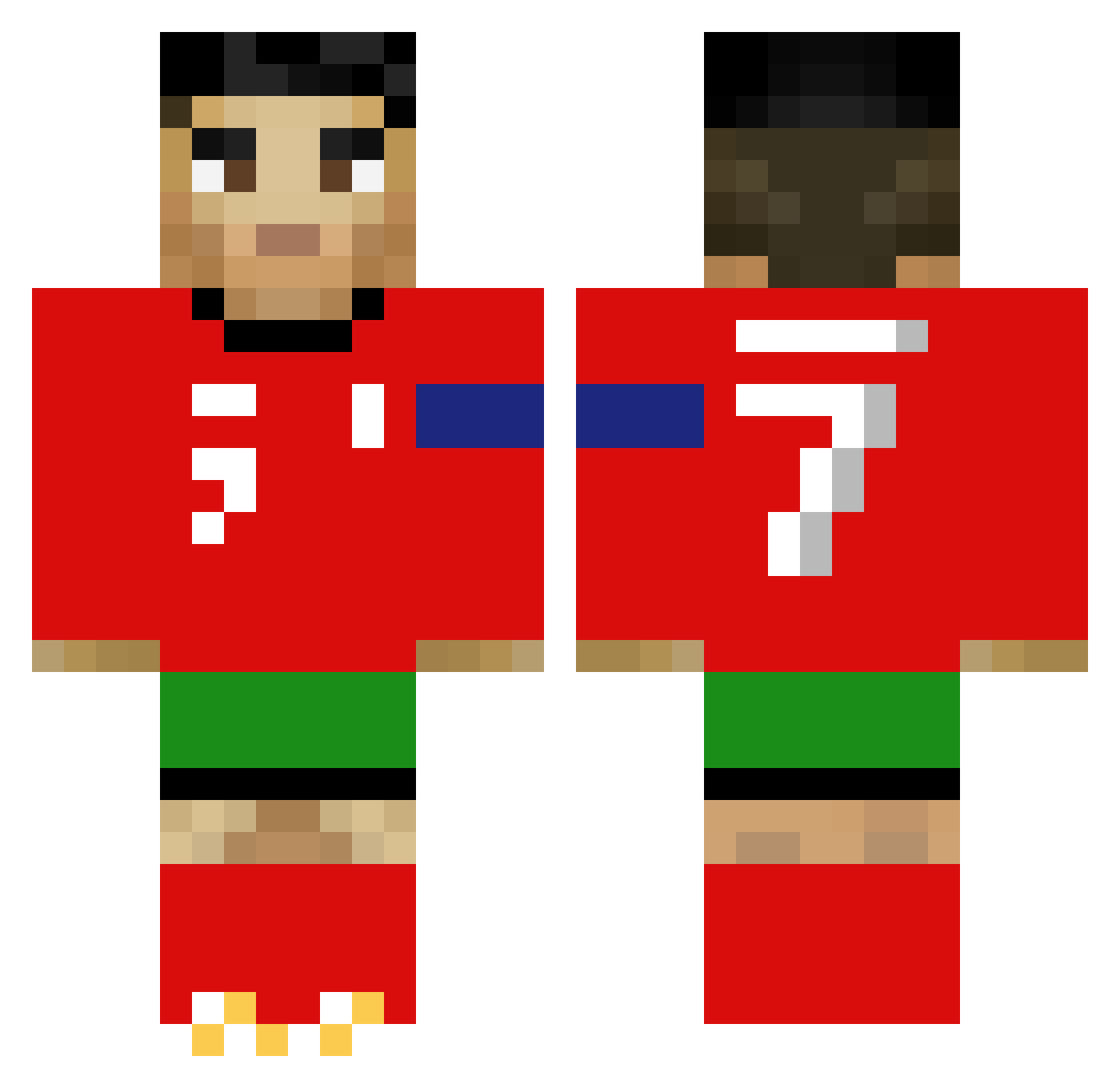 Bisschen_Illegal - ronaldo Minecraft skin