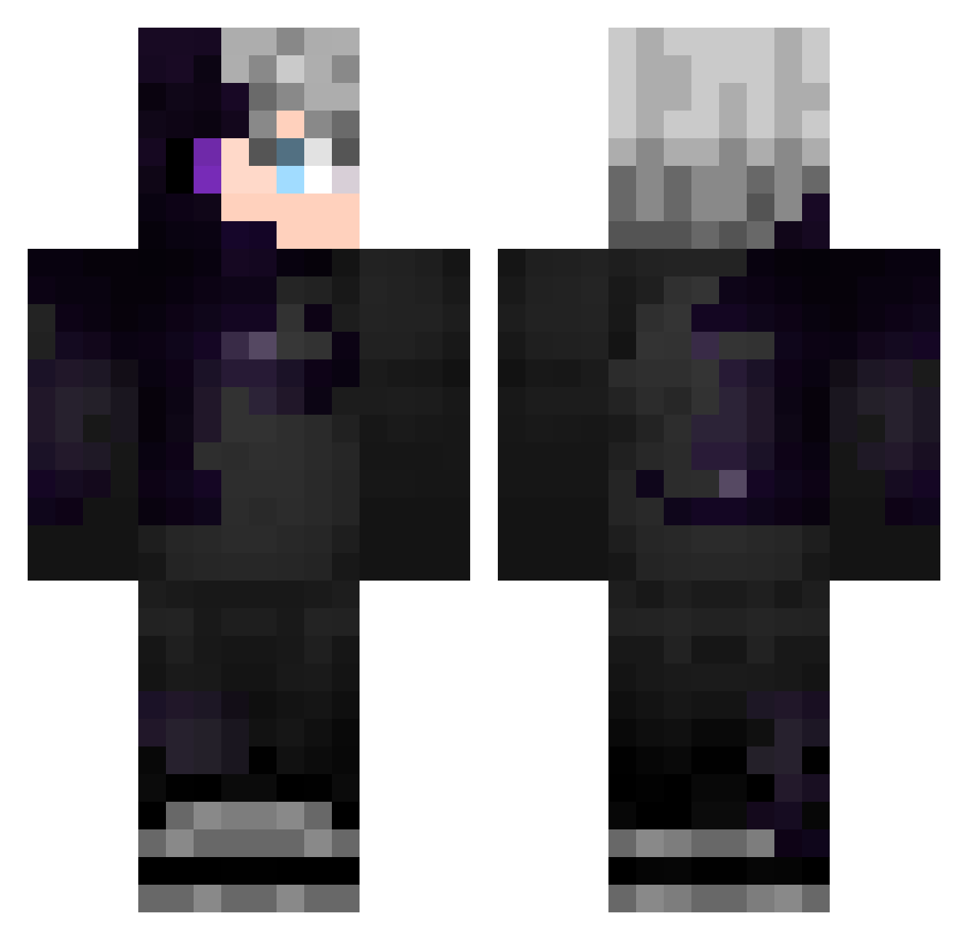 SmokeFAVELADO Minecraft skin, front and back view
