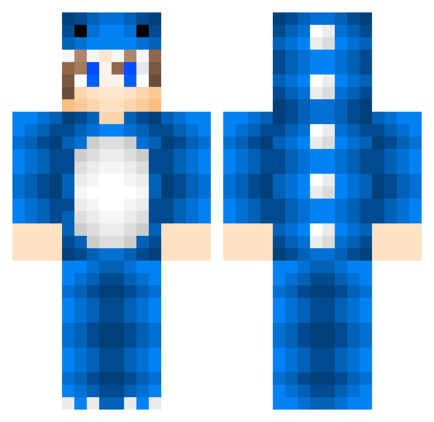 marcusmc Minecraft skin, front and back view