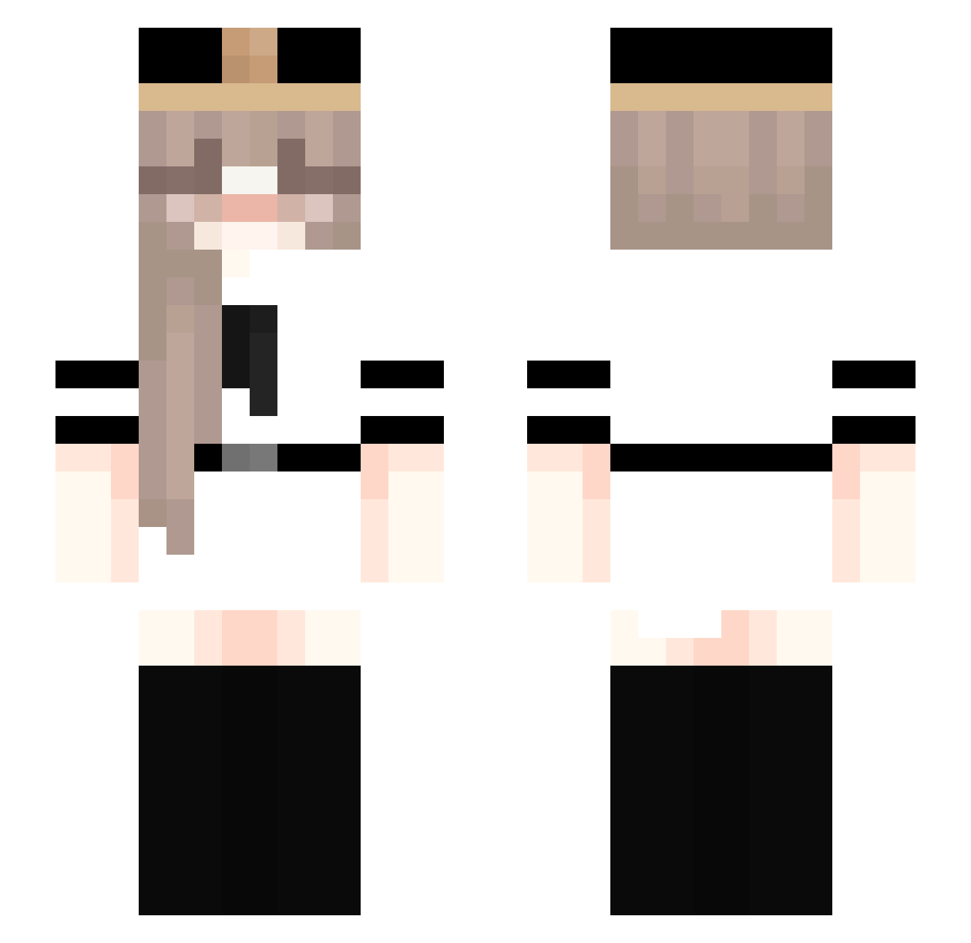 Airports - boater hat Minecraft skin