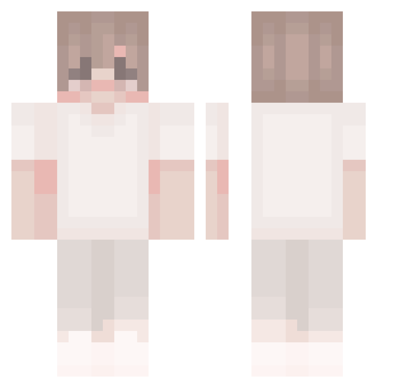 Pabletick_ Minecraft skin, front and back view