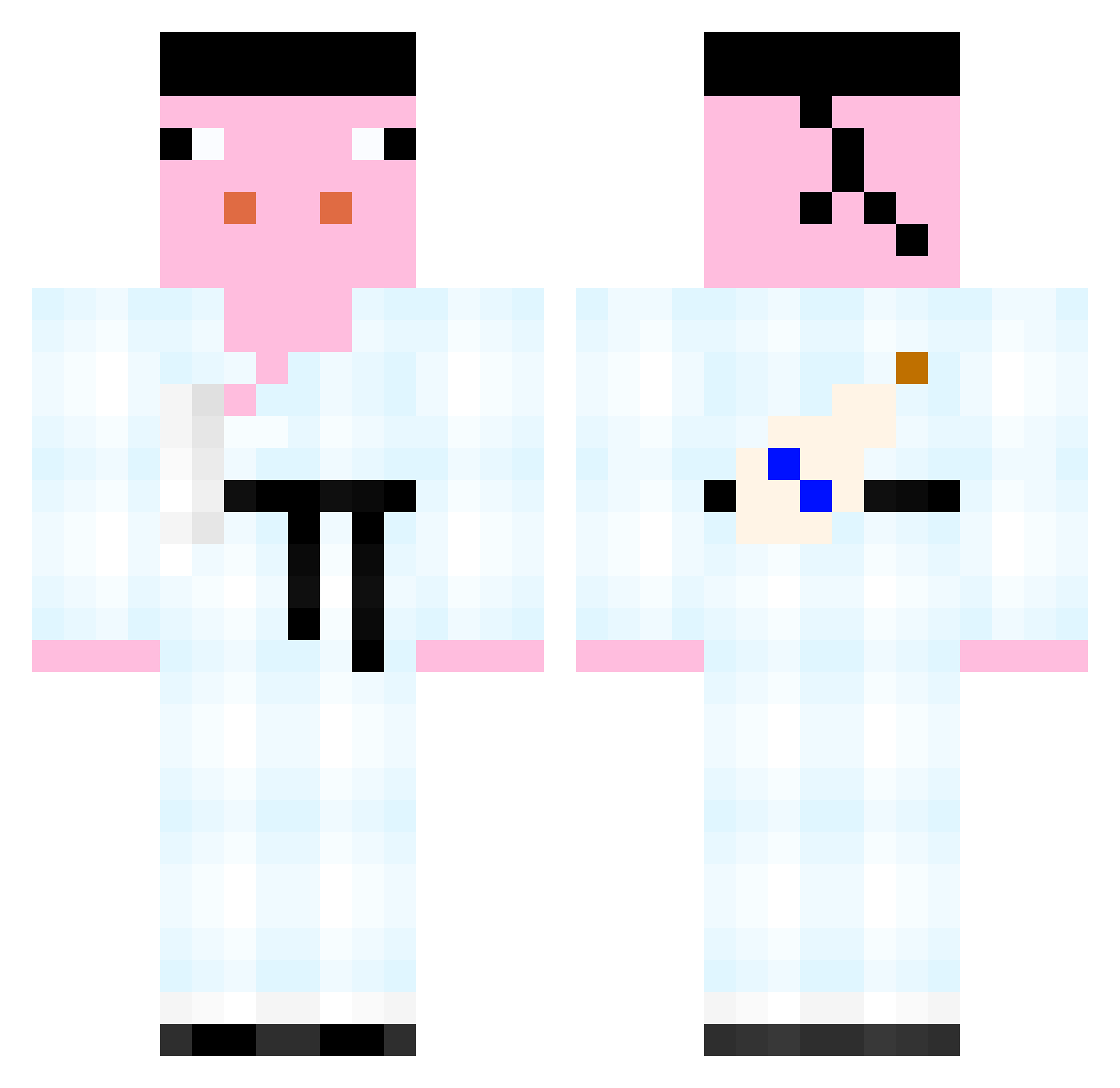 ungaetti_ Minecraft skin, front and back view
