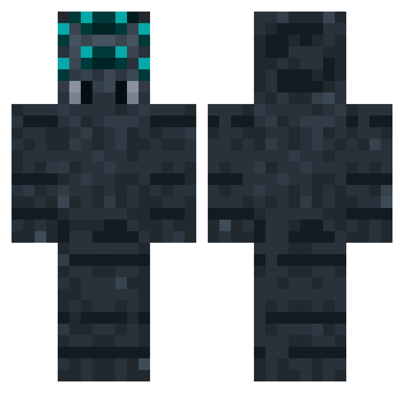 Lucas_5978 Minecraft skin, front and back view